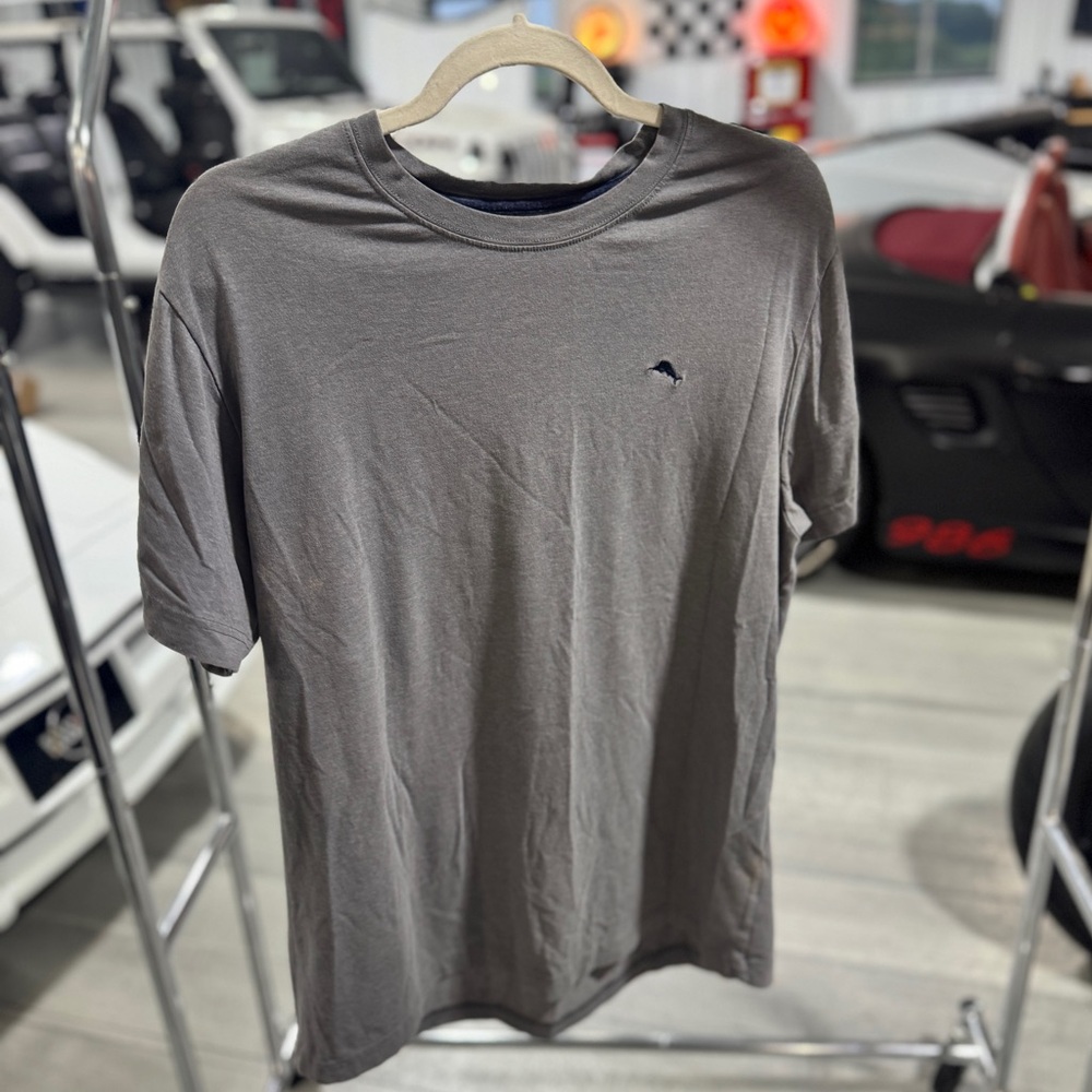 Tommy Bahama Gray Short Sleeve Tee